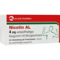 Nicotin AL 4 mg wirkstoffh.Kaugummi mit Minzgeschm