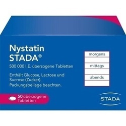 Abbildung klein von Nystatin Stada 500.000 I.E. überzogene Tabletten