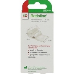 Abbildung klein von Ratioline Acute Verbandmull Gerollt 10cmx2m
