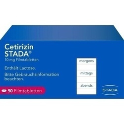 Abbildung klein von Cetirizin Stada 10mg Filmtabletten
