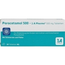 Abbildung klein von Paracetamol 500 - 1 A Pharma