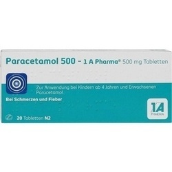 Abbildung klein von Paracetamol 500 - 1 A Pharma