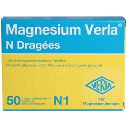 Abbildung klein von Magnesium Verla N Dragees 