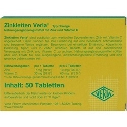 Abbildung klein von Zinkletten Verla Orange