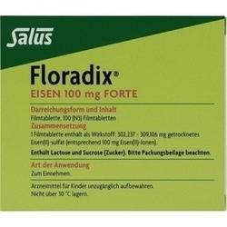 Abbildung klein von Floradix Eisen 100mg Forte