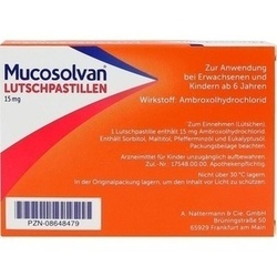 Abbildung klein von Mucosolvan Lutschpastillen