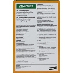 Abbildung klein von Advantage 40mg F.Kl. Katzen Und Kl. Zierkaninchen