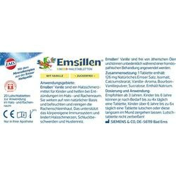 Abbildung klein von Emsillen Kinder-Halstabletten Vanille