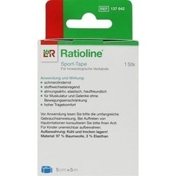 Abbildung klein von Ratioline Sport-Tape 5cmx5m Türkis