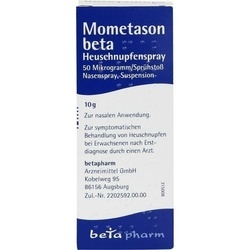Abbildung klein von Mometason Beta Heuschnupfenspray 50 Ug/Sp. 60 Sp.