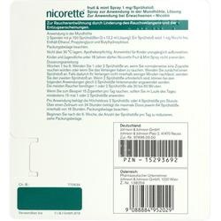 Abbildung klein von Nicorette Fruit & Mint Spray
