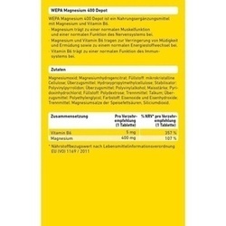 Abbildung klein von Wepa Magnesium 400 Depot + B6
