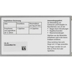 Abbildung klein von Buscopan Plus 10 Mg /800 Mg Suppositorien