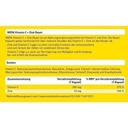 Abbildung klein von Wepa Vitamin C + Zink Kapseln