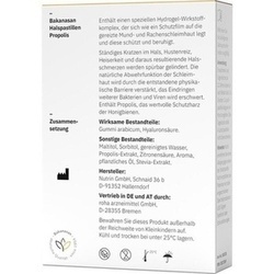 Abbildung klein von Bakanasan Halspastillen Propolis