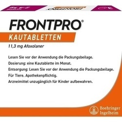 Abbildung klein von Frontpro 11 Mg Kautabletten Fr Hunde 2-4kg
