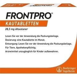 Abbildung klein von Frontpro 28 Mg Kautabletten Für Hunde 4-10kg
