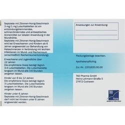 Abbildung klein von Septolete Mit Zitronen-Honig-Geschmack 3 Mg/1 Mg