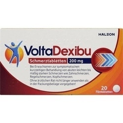 Abbildung klein von Voltadexibu Schmerztabletten 200 Mg Filmtabletten