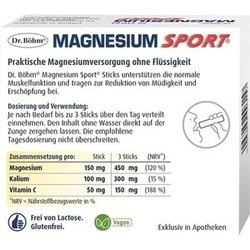 Abbildung klein von Dr. Böhm Magnesium Sport Sticks