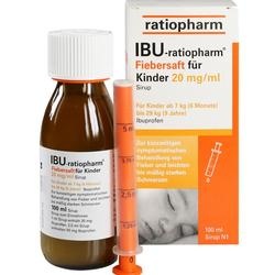 Abbildung klein von Ibu-Ratiopharm Fiebersaft Für Kinder 20 Mg/Ml