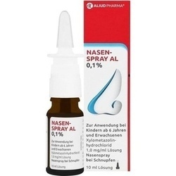 Abbildung klein von Nasenspray Al 0.1%
