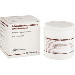 Abbildung klein von Calciumcarbonat Abanta 500 Mg Kautabletten