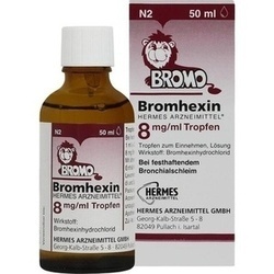 Abbildung klein von Bromhexin Hermes Arzneimittel 8mg/Ml Tropfen