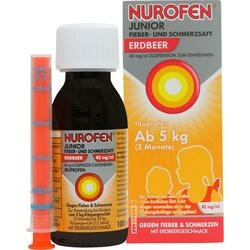 Abbildung klein von Nurofen Junior Fieber-U.Schmerzsaft Erdbe.40 Mg/Ml