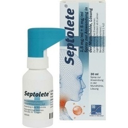 Abbildung klein von Septolete 1.5mg/Ml+5mg/Ml Spr.Z.Anw.I.D.Mundhö.Lös