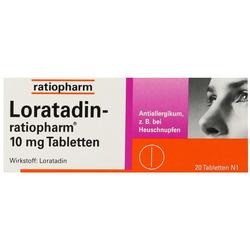 Abbildung klein von Loratadin-Ratiopharm 10mg Tabletten