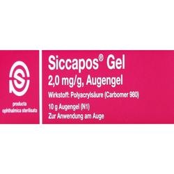 Abbildung klein von Siccapos Gel