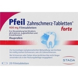 Abbildung klein von Pfeil Zahnschmerz-Tabletten Forte
