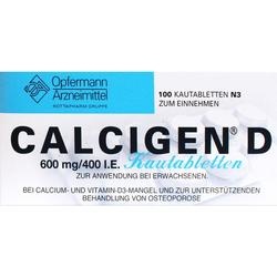 Abbildung klein von Calcigen D Kautabletten