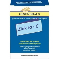 Abbildung klein von Zink 10+C Brausetabletten