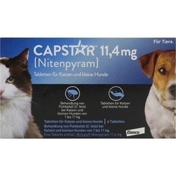 Abbildung klein von Capstar 11.4mg Für Katzen Und Kleine Hunde