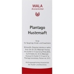 Abbildung klein von Plantago Hustensaft