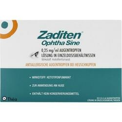 Abbildung klein von Zaditen Ophtha Sine Augentropfen 