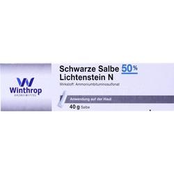 Abbildung klein von Schwarze Salbe 50% Lichtenstein N