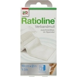 Abbildung klein von Ratioline Acute Verbandmull Gerollt 10cmx2m