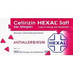Abbildung klein von Cetirizin Hexal Saft Bei Allergien