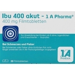 Abbildung klein von Ibu 400 Akut - 1a-Pharma