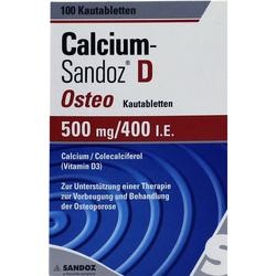 Abbildung klein von Calcium Sandoz D Osteo 500mg/400i.E. Kautablette