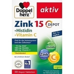 Abbildung klein von Doppelherz Zink 15mg + Histidin Depot
