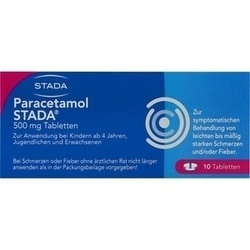 Abbildung klein von Paracetamol Stada 500mg Tabletten