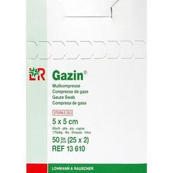 Abbildung klein von Gazin Kompresse 5x5cm 8fach Steril