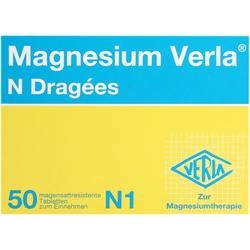 Abbildung klein von Magnesium Verla N Dragees 