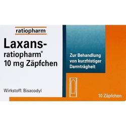Abbildung klein von Laxans-Ratiopharm 10mg Zäpfchen