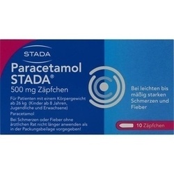 Abbildung klein von Paracetamol Stada 500mg Zäpfchen
