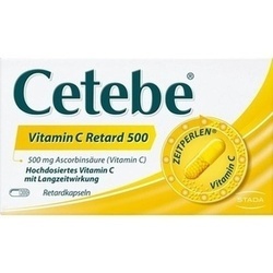 Abbildung klein von Cetebe Vitamin C Retard 500
